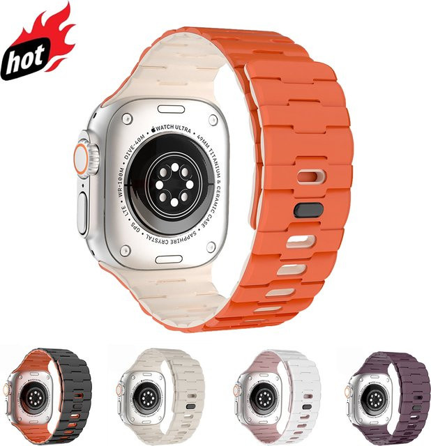 RWBANDS Uhrenarmband Silikon, Schwarz, Unisex - Bild 1