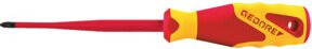 Gedore VDE 2162 PH 2 SLIM DRIVE Kreuzschlitz-Schraubendreher in Rot - Bild 1
