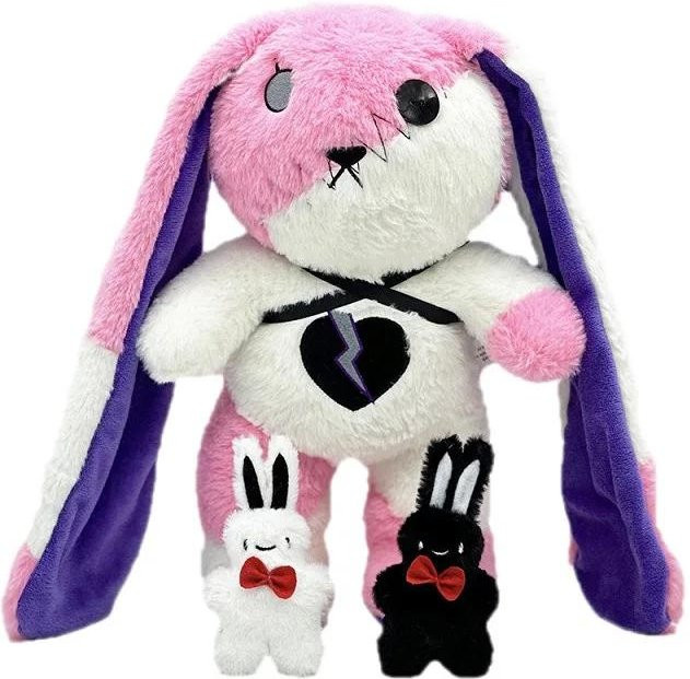 Binchi Keji Travel Dreadfuls Hase, Plüschtier, rosa, ab 14 Jahren - Bild 1