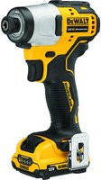 DeWalt Akku-Schlagschrauber DCF801D2 12V mit 1/4 Zoll Aufnahme in Gelb-Schwarz - Bild 1