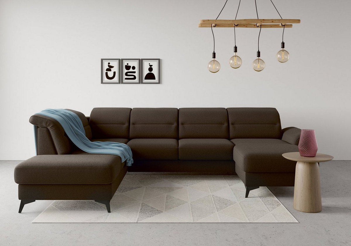 sit&more Wohnlandschaft Sinatra in U-Form mit Metallfüßen - Bild 1