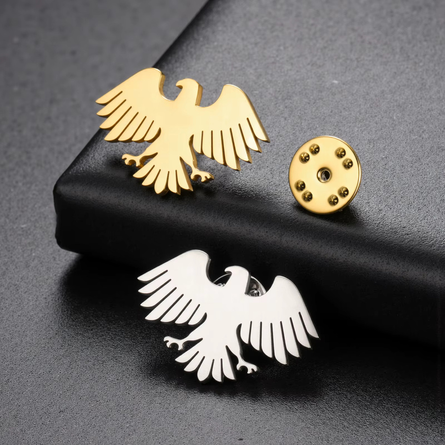 Brosche Syrien Adler, Edelstahl, Unisex - Bild 3