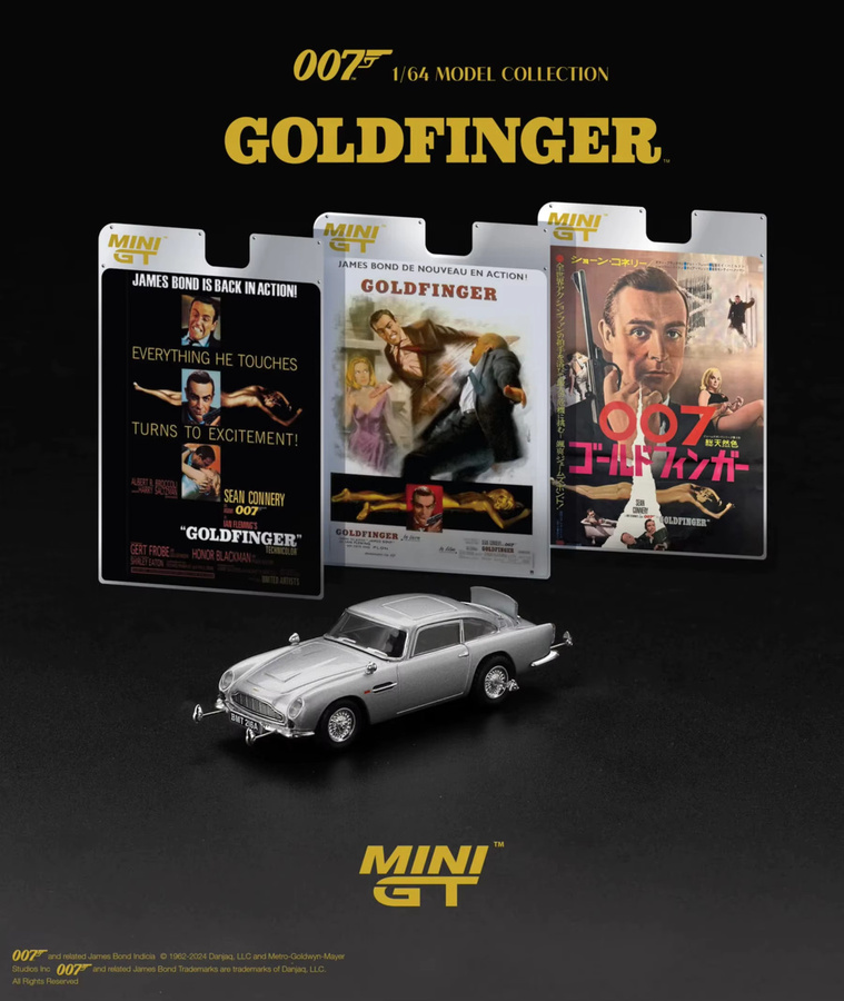 MiniGT James Bond, Druckguss-Modellset, 1:64, Fahrzeuge - Bild 2
