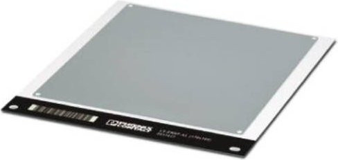 Phoenix Contact LS-EMSP-AL Gerätemarkierung aus Aluminium in Silber, 5 Stück, Montage durch Schrauben oder Nieten - Bild 1