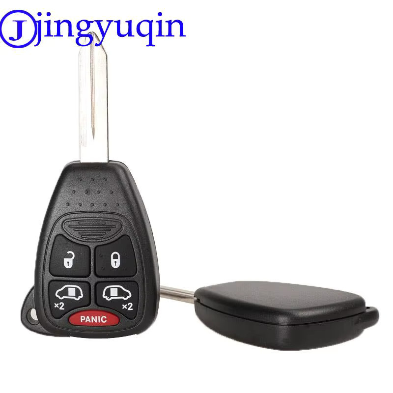 Jingyuqin ID46 Fernbedienung Autoschlüssel Transmitter für Dodge Ram Jeep Commander Kompass Grand Cherokee Liberty Wrangler Chrysler in Schwarz - Bild 3