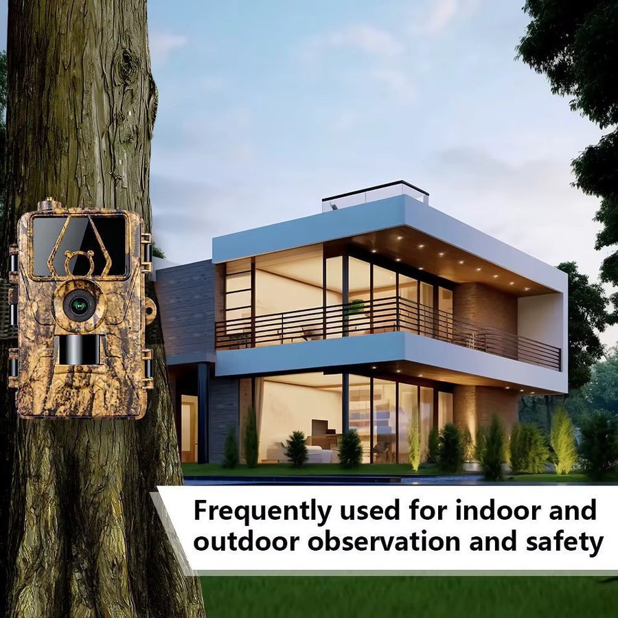 Bytelike 8K Outdoor-Jagdkamera mit 32GB Speicher, WLAN und App-Steuerung, wasserdichte Wildkamera mit Infrarot-Sensor in Multicolor - Bild 3