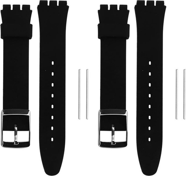 Neoglint Uhrenarmband Silikon, 17mm 19mm, gray, Herren - Bild 1