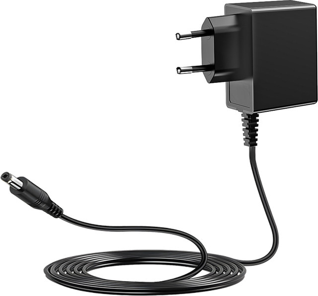 Schwarzes 5V 2A 10W Netzteil mit EU-Stecker als AC 100-240V zu DC Wandladegerät für CCTV-Kameras, LED-Streifen, Lautsprecher und Router - Bild 1