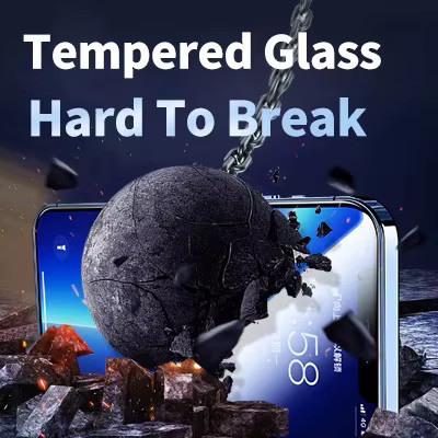 3er-Pack Anti-Peeping Displayschutzfolie aus gehärtetem Glas für Apple iPhone 16e 16 15 Plus Pro Max 14 13 12 11 X XR XS in Transparent - Bild 4