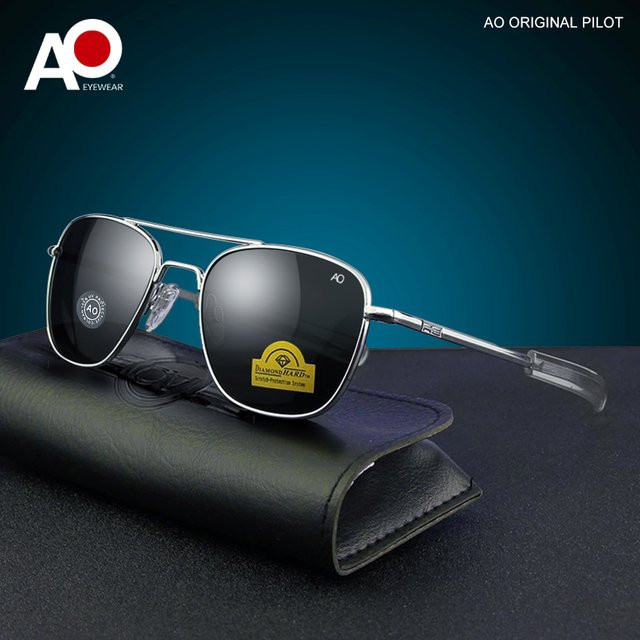 AO Sonnenbrille Aviator, Metall, Vollrand, Unisex - Bild 1