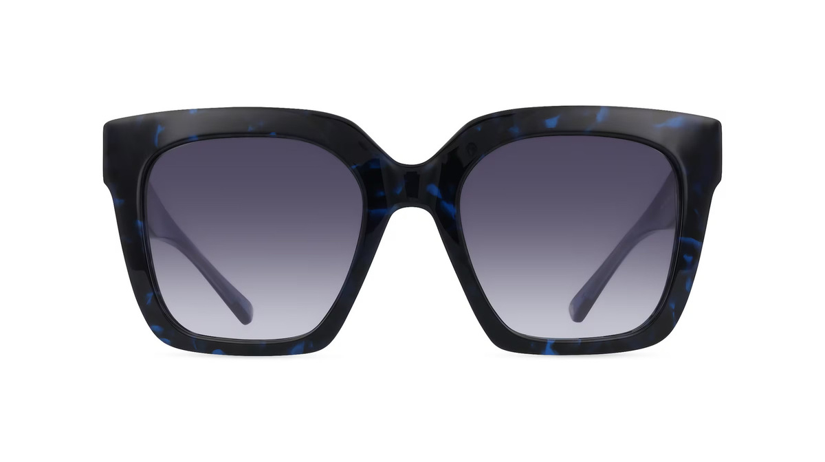 Nina Ricci NRISNR318 Sonnenbrille Butterfly, Vollrand, Kunststoff, blau, Unisex - Bild 1