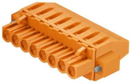 Weidmüller Buchsengehäuse-Kabel BL/SL in Orange, 36 Stück, Rastermaß: 5 mm - Bild 1