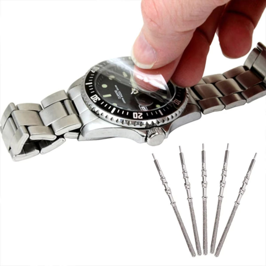 OAKCHARM Uhrenteile Stem Crown Kit, Edelstahl, Silber, Unisex - Bild 3