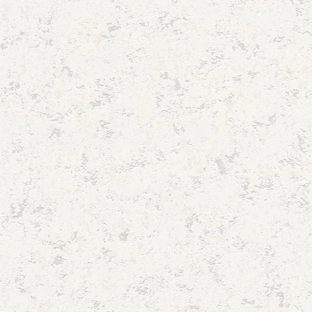 Profhome Tapete Uni glänzend Weiß Grau Nonwoven B: 0,53 m, L: 10,05 m - Bild 1