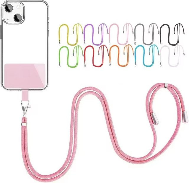 Universal Telefon Lanyard und Schlüssel Anhänger als abnehmbares Neck Cord in Multicolor für dein Smartphone und Karten Zubehör - Bild 1