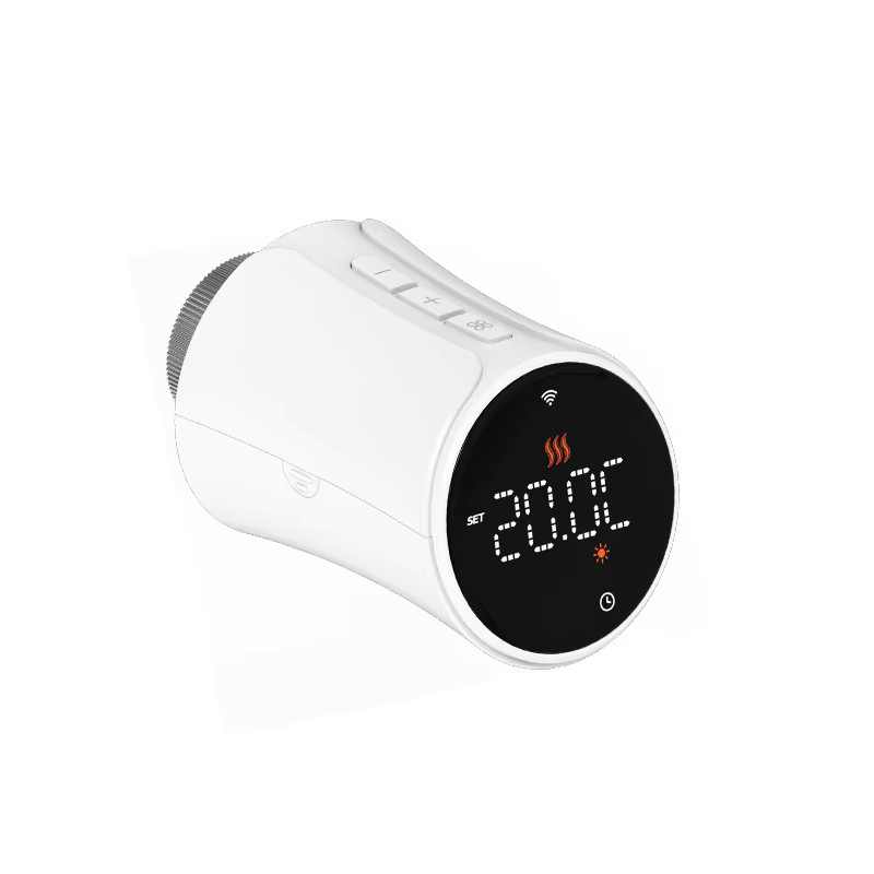 Tuya Zigbee 3.0 Smart Heizkörperthermostat Temperaturregler in Weiß für Google Home und Alexa - Bild 3