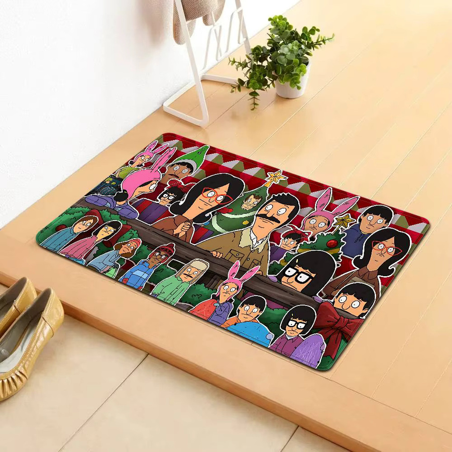 B-Bobs B-Burgers Flurteppich Retro Multiple Choice in Multicolour, rutschfester Teppich für Wohnzimmer, Küche oder Flur - Bild 5