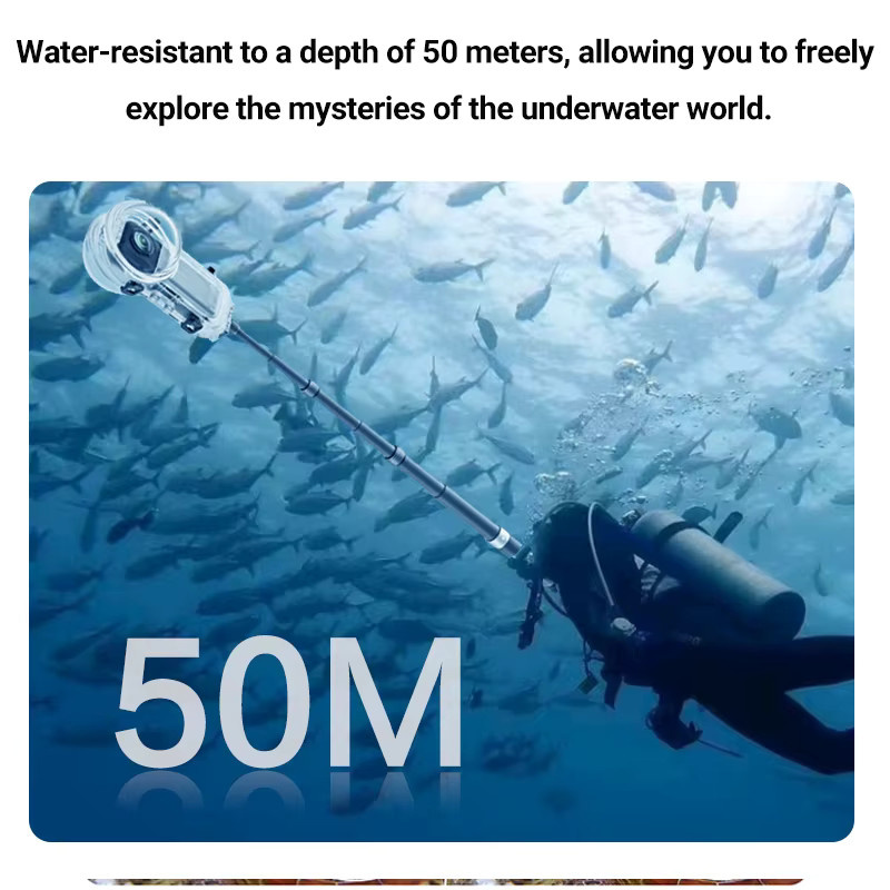 Insta360 X5 Invisible Dive Case Pro wasserdichtes Unterwasser-Gehäuse für Action Cameras in Transparent - Bild 3