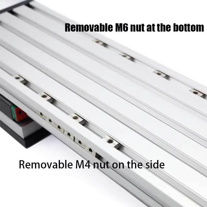 EURECA Nema34 Schrittmotor CNC Linearantrieb Modul mit Kugelumlaufspindel und Dual Linearführungsschienen für hohe Präzision - Bild 3