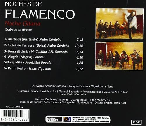 Noches de Flamenco, Vol. 8, Noche Gitana, CD - Bild 1