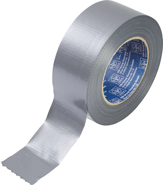 LUX-TOOLS Gewebeband Silber-grau Breite: 50 mm, Länge: 50 m - Bild 1