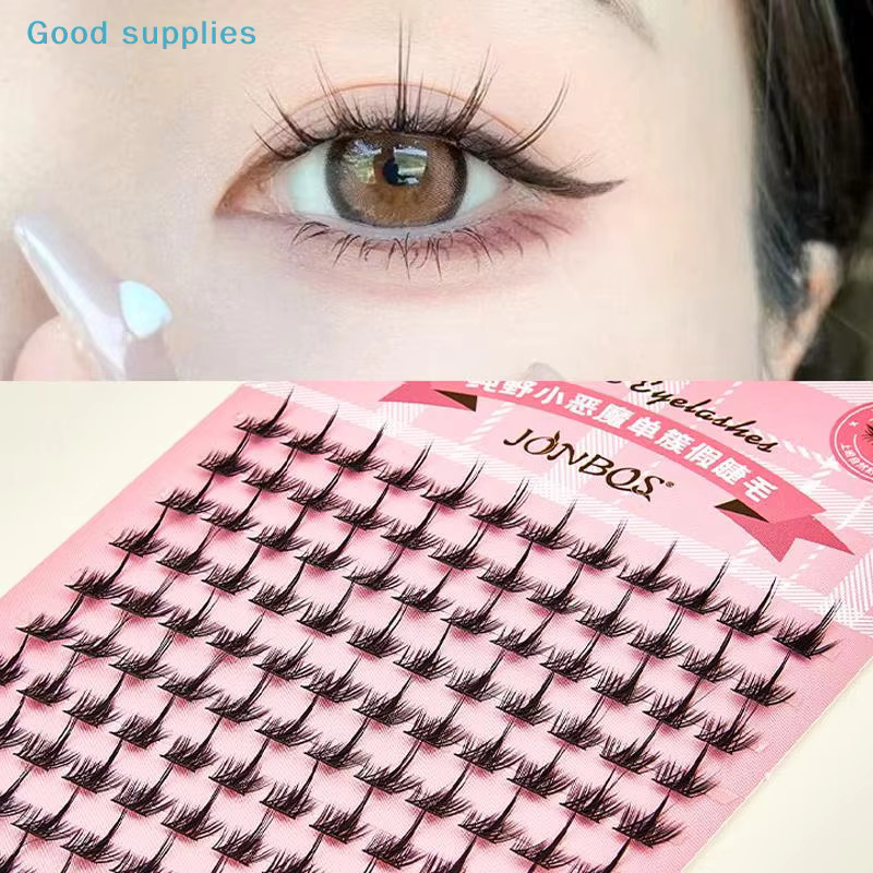 eelhoe 3D Volumen-Streifenwimpern D-Curl, Natürliche Wimpern - Bild 2