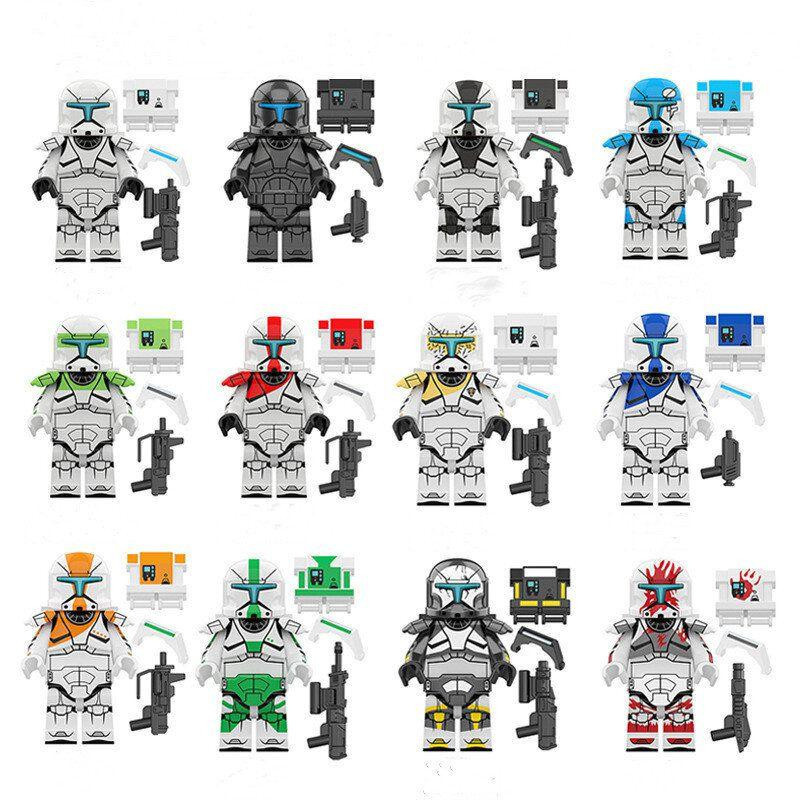 DewBloom Star Wars Commandos Lego Minifiguren 12-teiliges Set - Bild 2