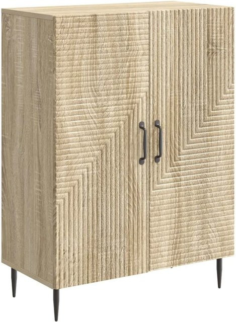 vidaXL Sideboard Sonoma-Eiche im Vintage-Design, B/T/H: 66 x 34,5 x 89,5 cm - Bild 1