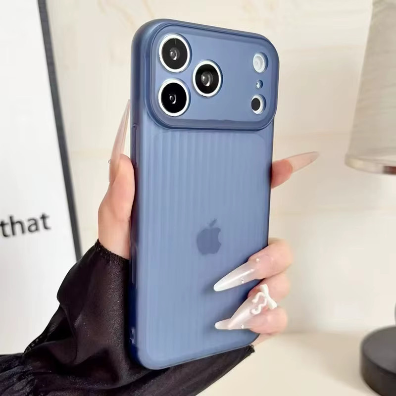 Stoßfeste Handyhülle mit Linsenschutz und Stoßfänger-Funktion für Apple iPhone 17 Pro Max, 16 Plus, 15, 14, 13 in Transparent/Weiß - Bild 3