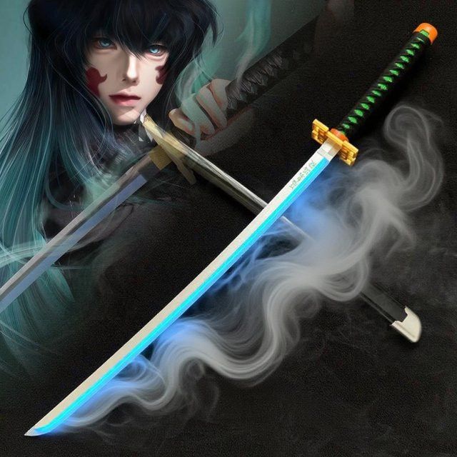 Bandai Demon Slayer Katana Muichirou Anime Cosplay Schwert, Länge: 101,6 cm - Bild 1