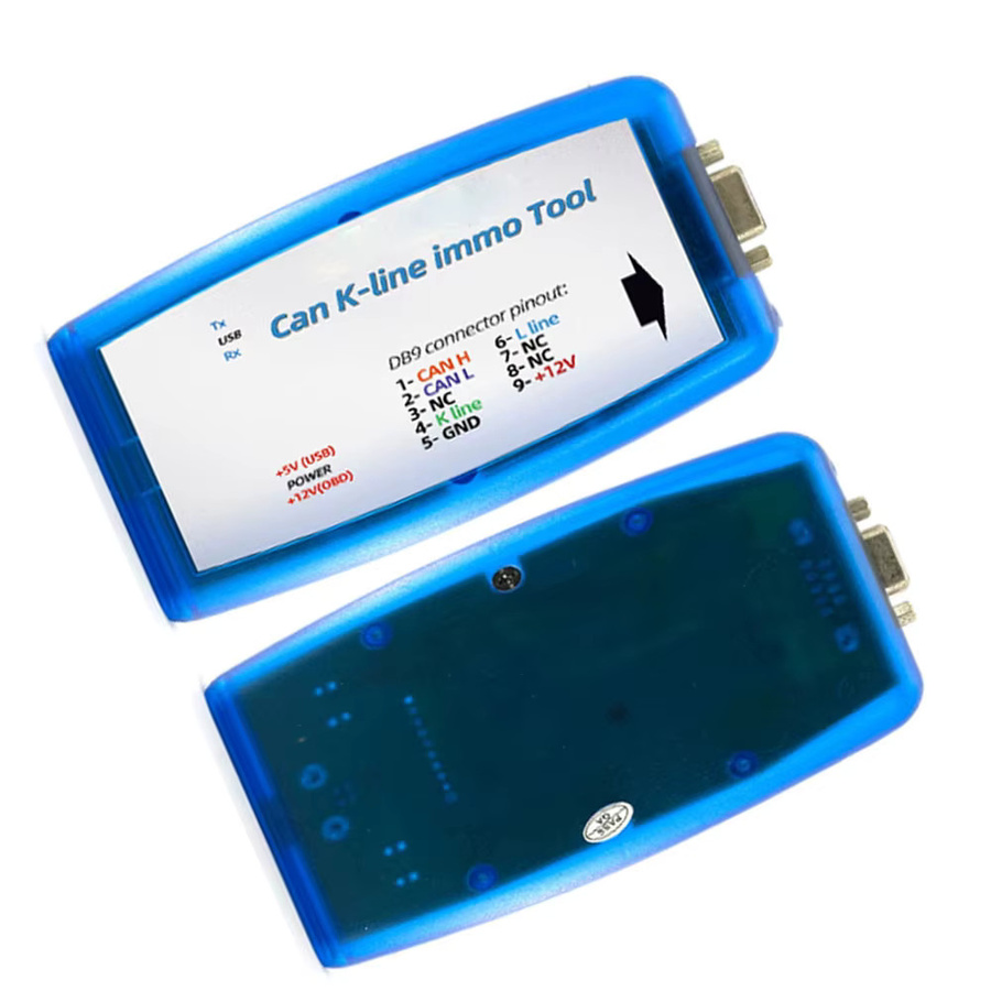 OBDOK Renault Can K-Line ECU Immo Tool mit V4.10 4.09 Software, OBD2 Auto-Programmierwerkzeug für R und W EEPROM oder Flash, Blau - Bild 2