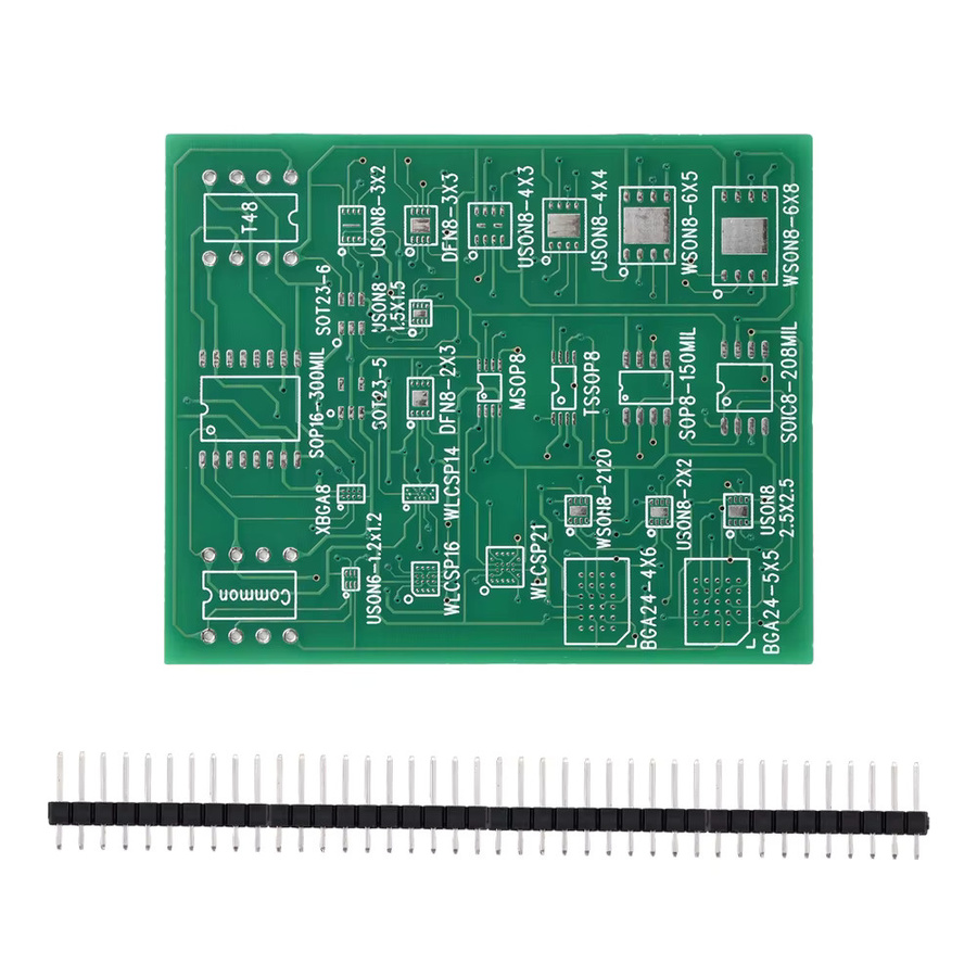 diymore 25-in-1 Multifunktionsplatine SMD auf DIP8 Universal-Adapter, 4-lagige Leiterplatte in Grün, kompatibel mit SOIC8/16, SOP8, DFN8, USON8, SOT5, SOT6, WSON8, WLCSP und TSSOP8 - Bild 2