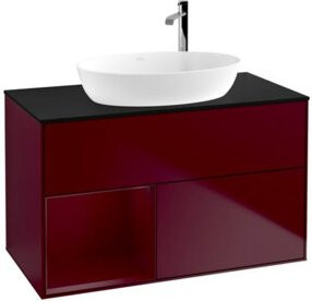 V&B Waschtischunterschrank Finion 100 Wandbeleuchtung in lackierter Ausführung B/T/H: 100 x 50,1 x 50,1 cm - Bild 1
