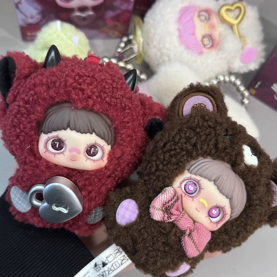 Bandai Meimei I Love You Endless Love, Plüsch-Blindbox-Anhänger, Set / Bundle - Bild 2