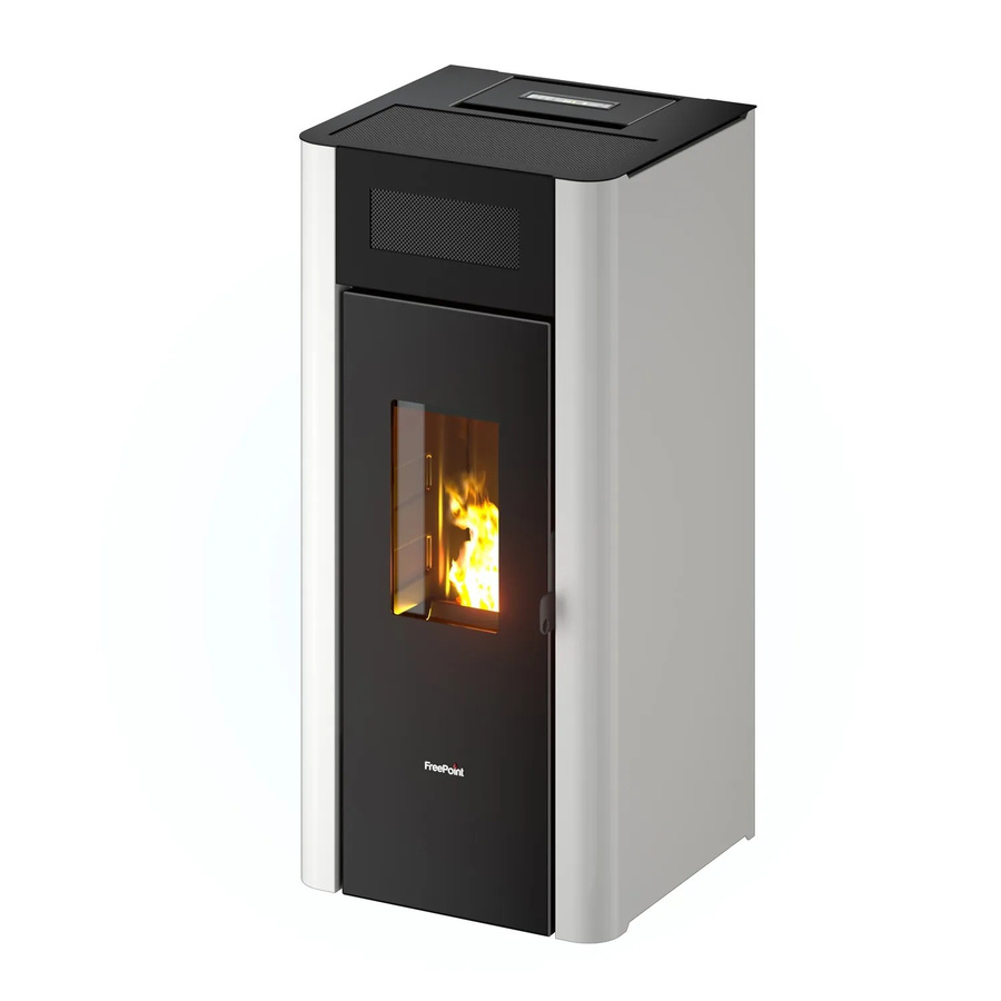 Freepoint Pelletofen Amaranto 9 in Weiß mit 8,5 kW Leistung und WLAN-Funktion - Bild 2