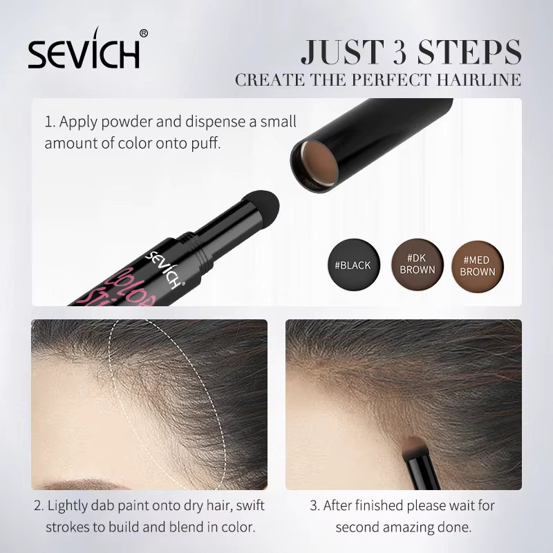 Sevich Haarschatten-Puder, Black, Unisex, 2g - Bild 5