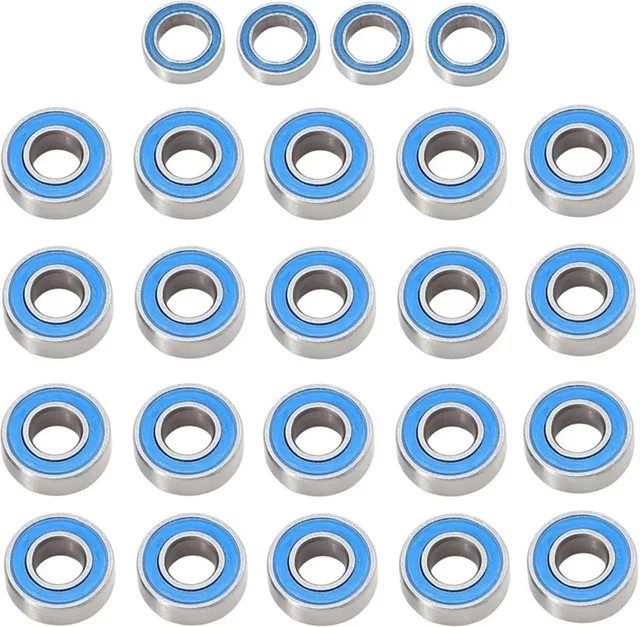 Tamiya Hochgeschwindigkeits-Dichtlager-Set, Zubehör, Metall, 24-teiliges Set - Bild 1