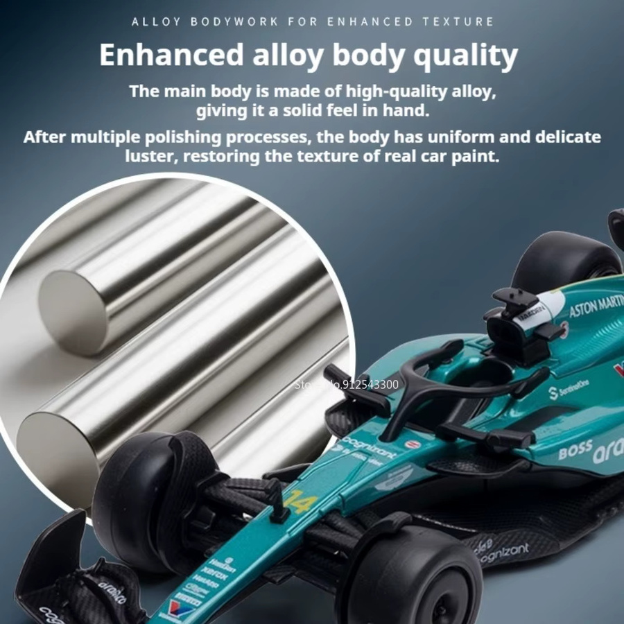 RMZ city F1 Verstappen-Rennwagenmodell, Fahrzeugmodell, Maßstab 1:43, Metall, Gummi - Bild 4