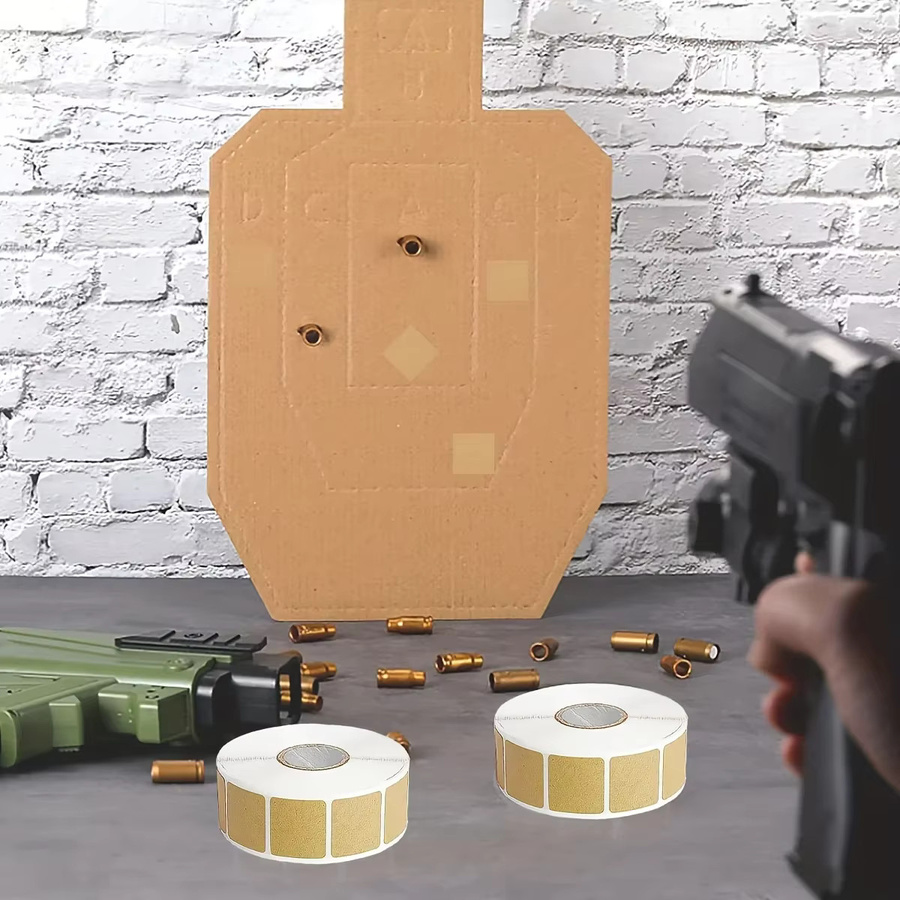 Selbstklebende Reparatur-Aufkleber für Bogenschießen-Zielscheiben in Beige - Bild 2