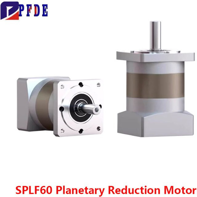 Planetengetriebe SPLF60 in Silber für 60 Servomotoren mit 200 W bis 600 W, Eingang 14 mm, max. 25 Nm und bis zu 10 Arcmin - Bild 1