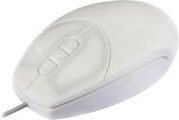 Active Key Medical Small Optische Maus mit 5 Tasten, weiß, USB und PS/2 Anschluss (AK-PMT1LB-US-W) - Bild 1
