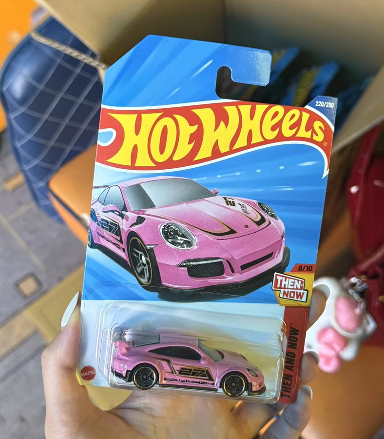 Hot Wheels Porsche 911 GT3 RS, Druckguss-Modellauto, 1:64, Pink, ab 3 Jahren - Bild 2