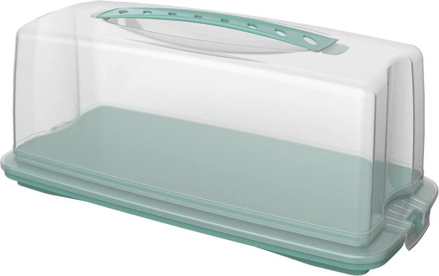 Rotho Kuchenbehälter Fresh mit Clip in Mistletoe Green, B/T/H: 36,0 x 16,5 x 16,5 cm - Bild 1