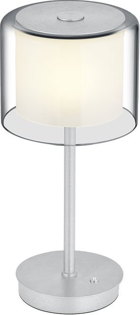 Elements Klara 50449 LED-Tischleuchte aus Aluminium in Silber mit dimmbarer warmweißer Beleuchtung (2700K) - Bild 1