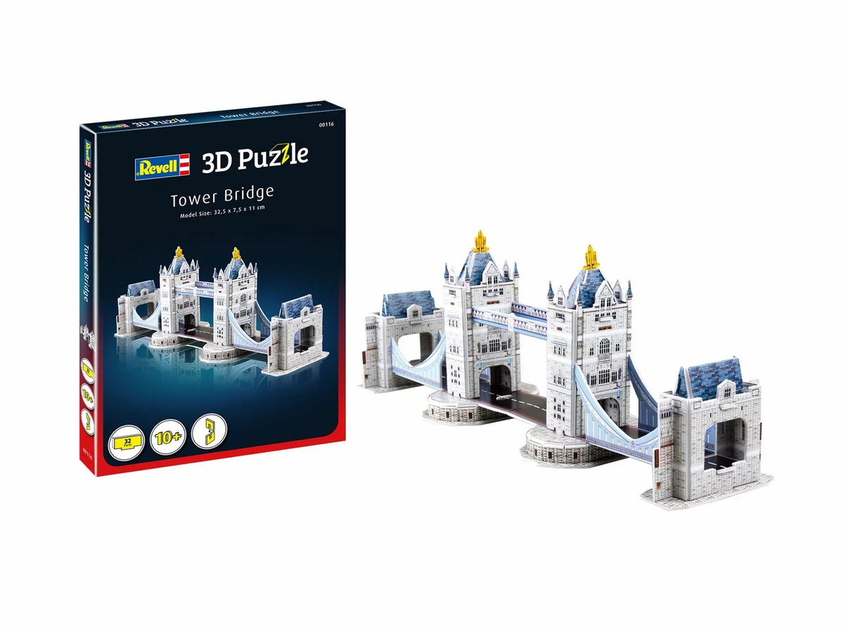 Revell Mini 3D Puzzle Tower Bridge, 1-teiliges Set, ab 10 Jahren - Bild 2