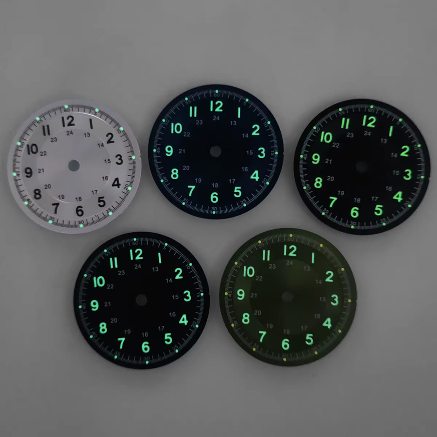 Neiton Uhrenzifferblatt, 29 mm, Green - Bild 2