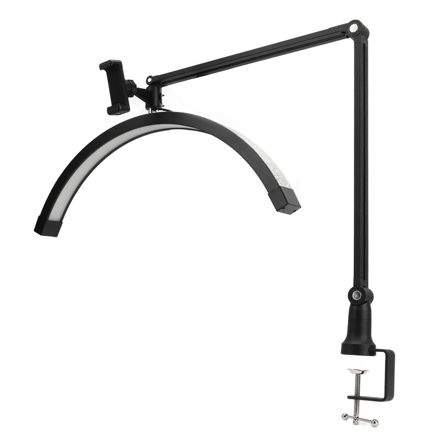Tomshine LED Halbmondlicht Schwarz, 20 Zoll dimmbares Desktop-Fülllicht mit einstellbarer Farbtemperatur - Bild 2