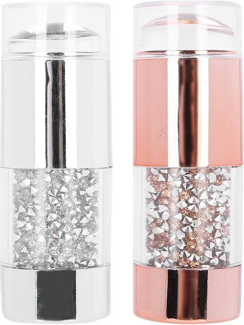 Koogeelife Nagelstempel, Silikon Doppelend, beige, Damen - Bild 1