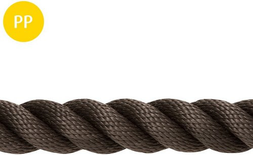 CONACORD Handlauf rund aus Kunststoff in Schwarz oder Braun, Durchmesser: 30 mm - Bild 1