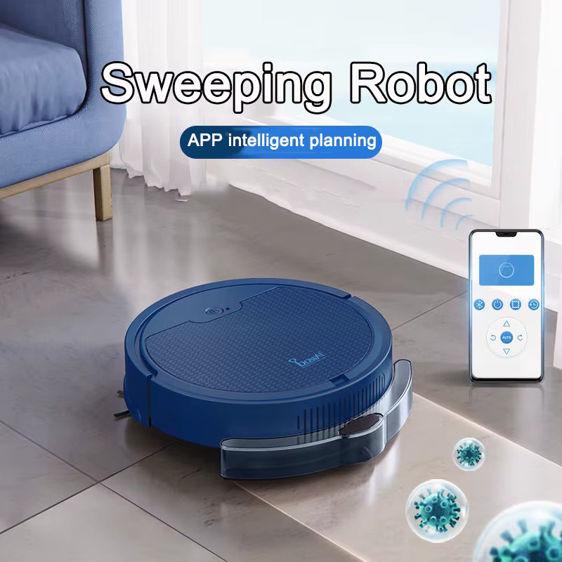 Donirt 3-in-1 Kabelloser Kehr- und Staubsauger sowie intelligenter Kehrroboter aus Kunststoff - Bild 4